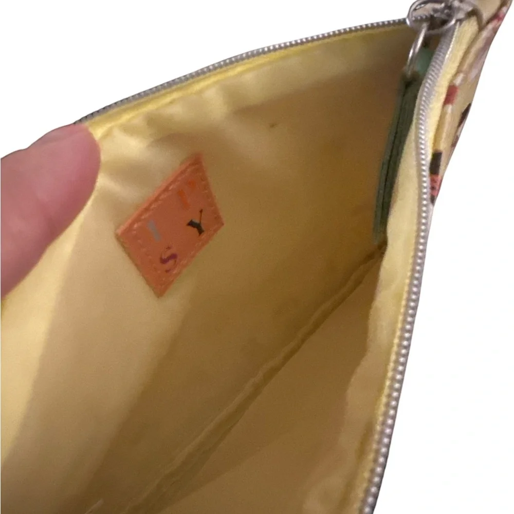 Ipsy Glam Bag Yellow Bathing Suit Patterned Women's Bag Essentials Pouch‎